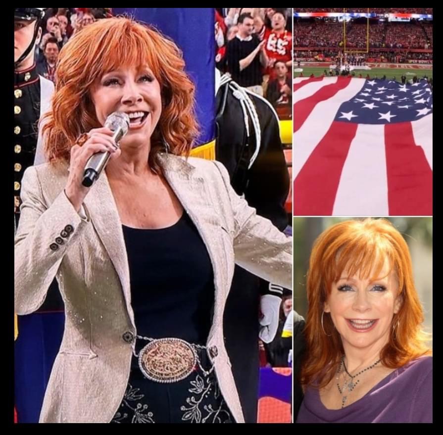 REBA MCENTIRE’S STIRRING RENDITION OF THE NATIONAL ANTHEM BRINGS TEARS AT SUPER BOWL